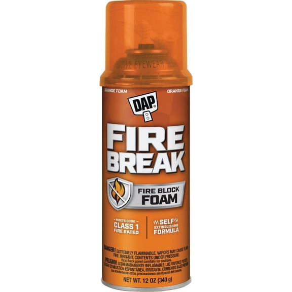 DAP Firebreak Flame Resistant Fire Block Foam Sealant - Single Pack