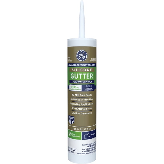 DAP GE50G01 10.1 oz Clear Gutter Caulk