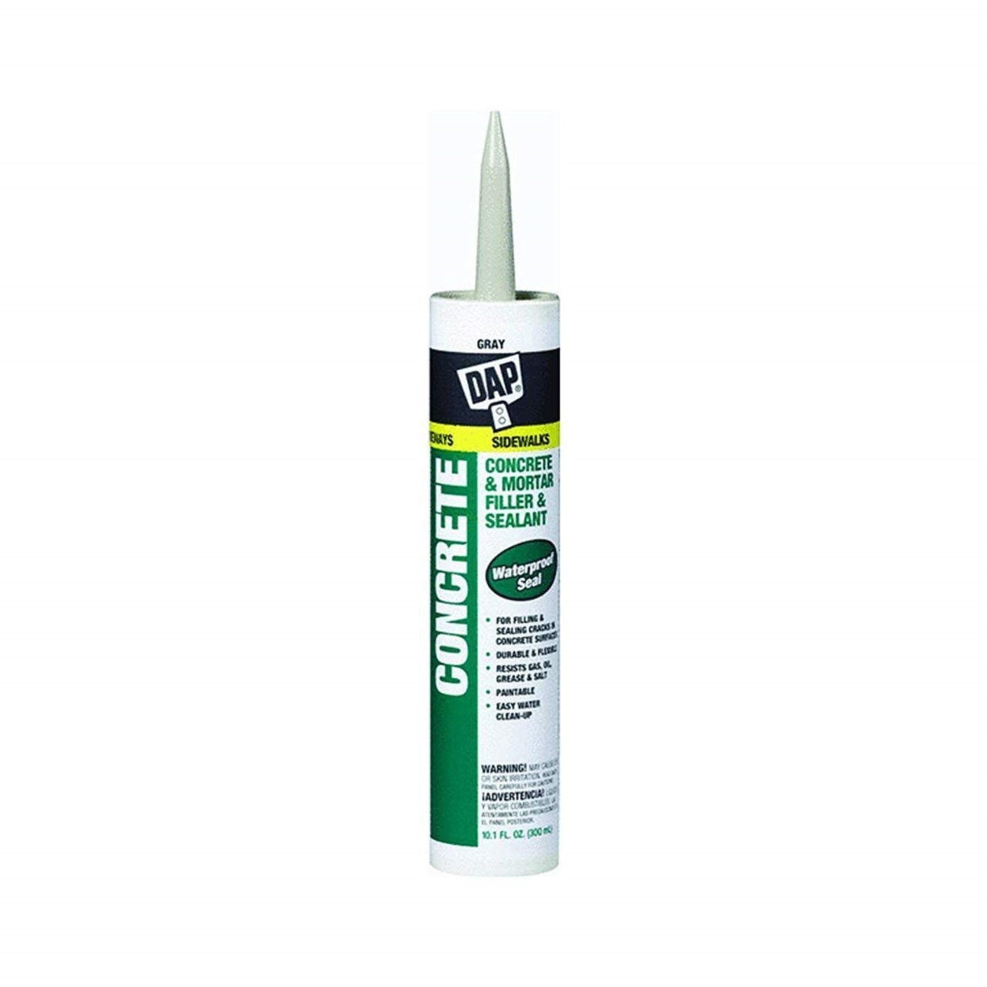 DAP Gray Silicone Concrete and Masonry Filler and Sealant 10.1 oz