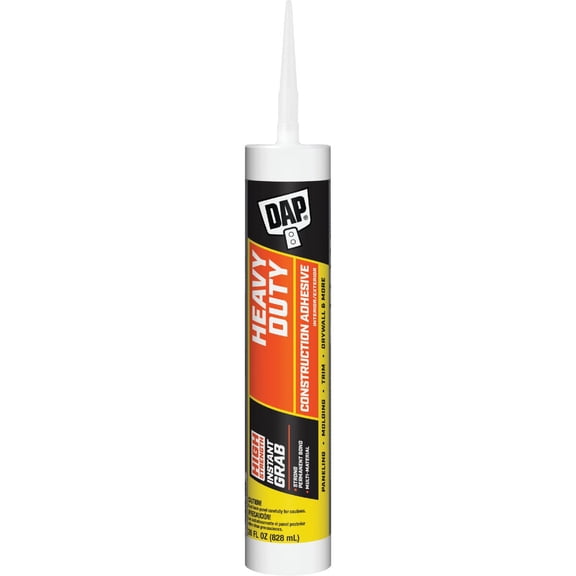 DAP Heavy Duty Construction Adhesive, Off-White, 28 oz (7079827510)