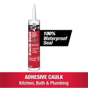 DAP Kwik Seal 10.1 oz White Adhesive Kitchen and Bath Acrylic Latex Caulk