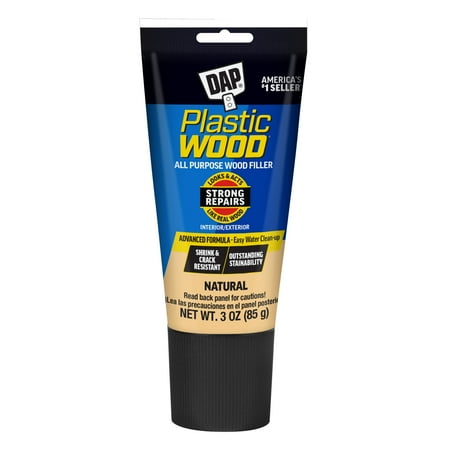 DAP Plastic Wood Latex 3 oz Natural All Purpose Wood Filler