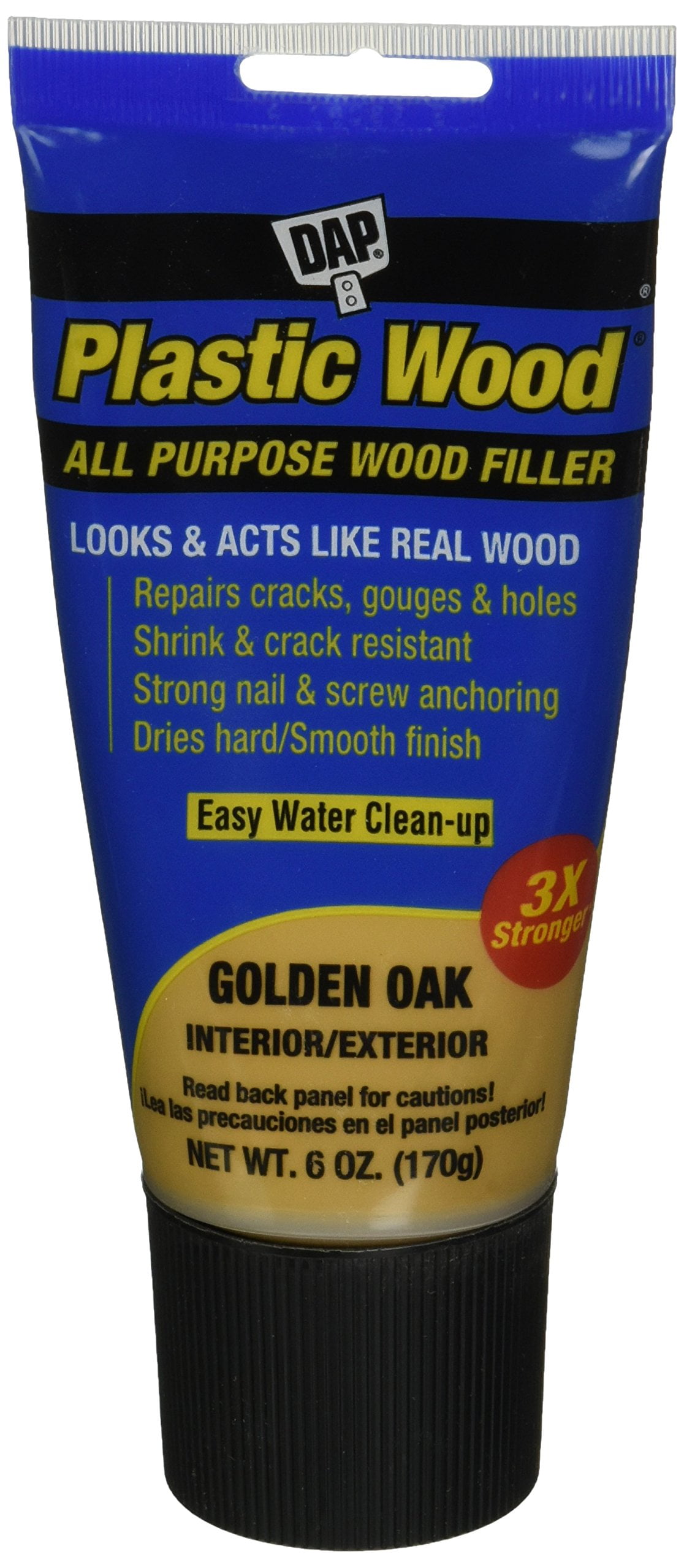 Dap 00582 Plastic Wood 6 oz. Golden Oak Latex Wood Filler