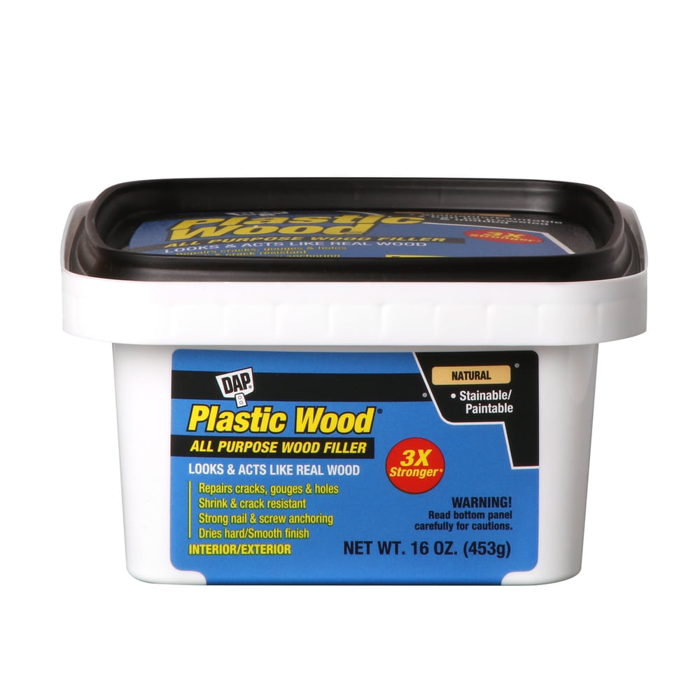 DAP Plastic Wood Latex 16 oz Natural All Purpose Wood Filler Adhesive