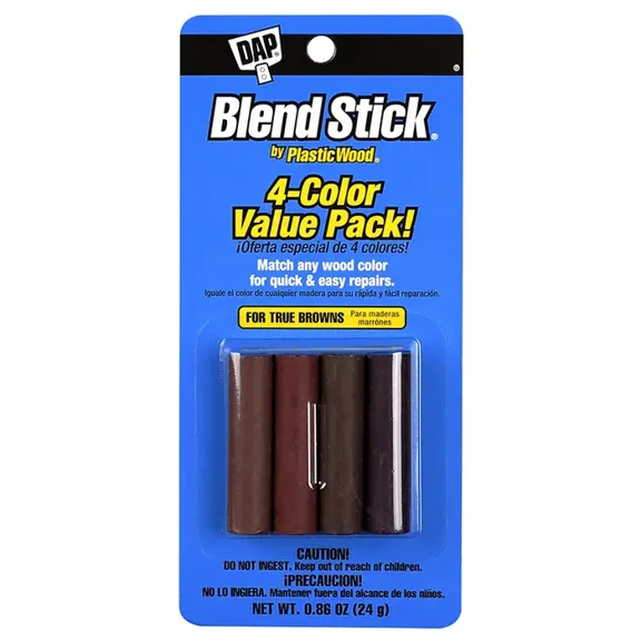 DAP Blend Sticks by Plastic Wood: 0.86 oz  / 4-pack (True Browns)
