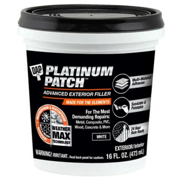 DAP Platinum Patch Advanced Exterior Filler 16 oz