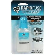 DAP RapidFuse Ultra Clear All-Purpose Adhesive - Water-Resistant - 1.67 oz