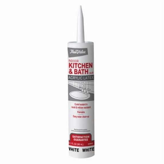 DAP Products 220502 10.1 oz Kitchen & Bath Latex Adhesive Caulk White