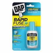 DAP RapidFuse 0.56 oz Clear Super Glue Brush Applicator