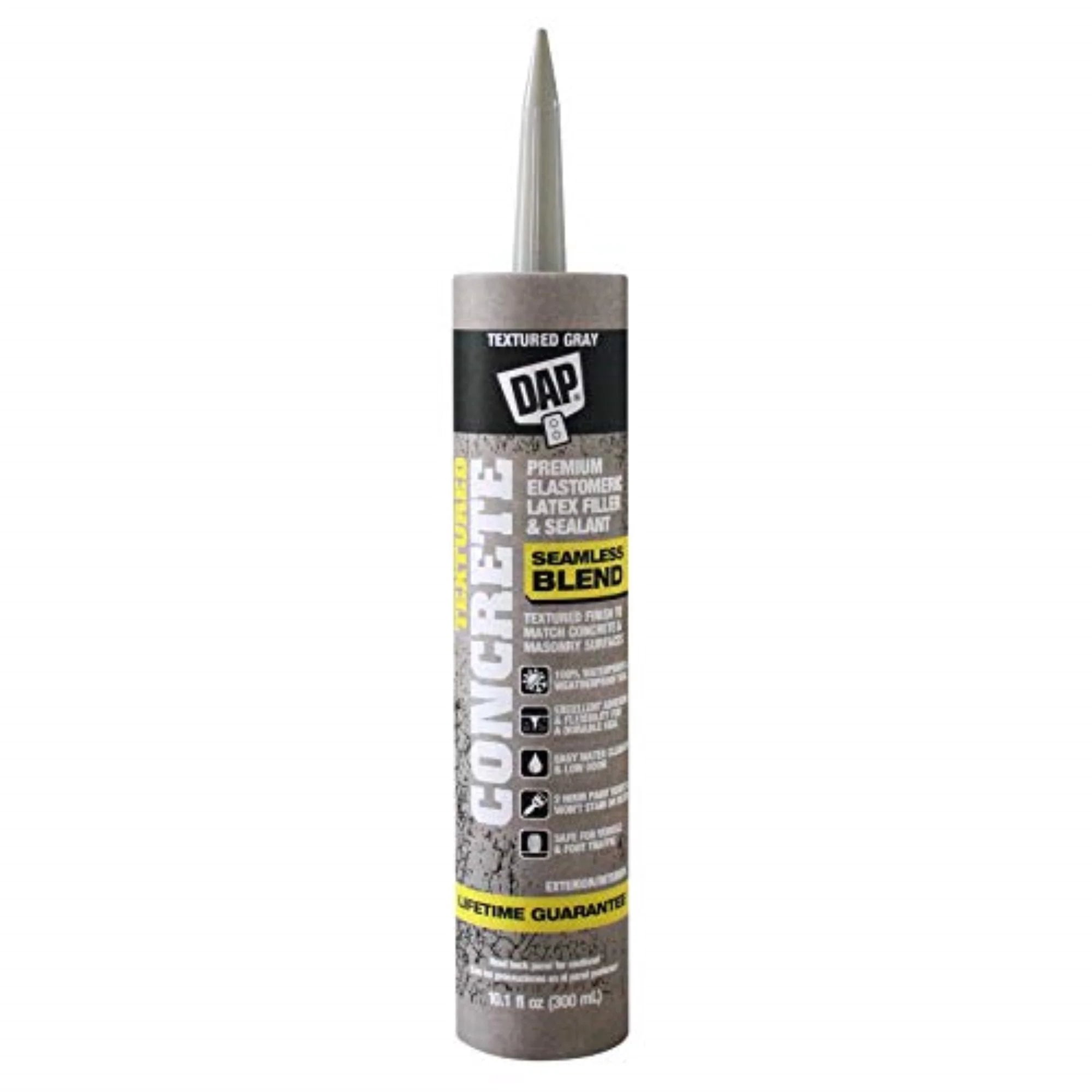 DAP, Concrete Filler, 7079808676, Textured Gray, Waterproof