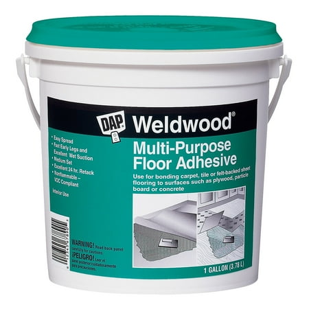 DAP Weldwood 00142 Off White Flooring Adhesive 1 Gal for Various Surfaces