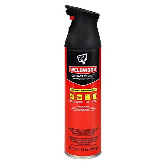 DAP Weldwood Contact Cement Spray: 14.0 oz. (Clear) 7079800120
