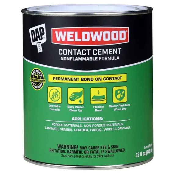 DAP 25332 1 Quart Non Flammable Contact Cement