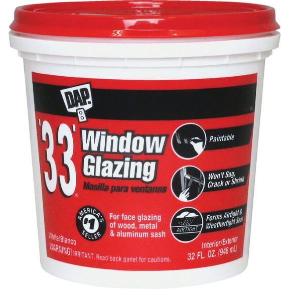 DAP White Glazing Compound 1 qt.