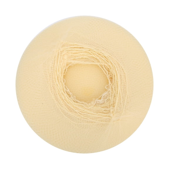 DAPRZIY 144 Pcs Nylon Disposable Wig Caps, Breathable Stretchy Hair Mesh Net, Beige, 20 Inches, for Home Salon Use