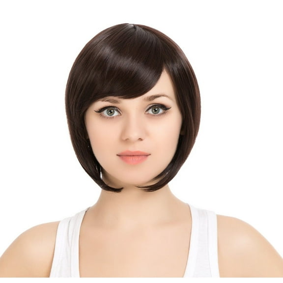 DAPRZIY 8 Inch Short Straight Hair Flapper Cosplay Costume Bob Wig (2/33)