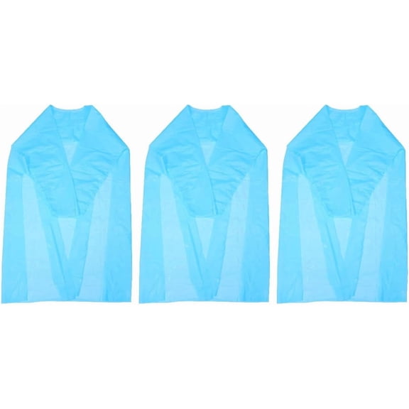 DAPRZIY Cpe and Extraordinary Durability Overcoat Cape 3pcs Plastic Waterproof with Adjustable Tightness Size Extra Large Hair Cutting and Styling for Salon and Barbershop for Beauty