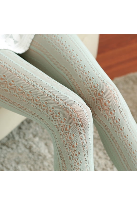 Womens Fishnet Tights Women Retro Slim Transparent Carved Lace Stockings Pantyhose Hollow Socks Tights Stocking Plus Size Stockings for Women 3X F