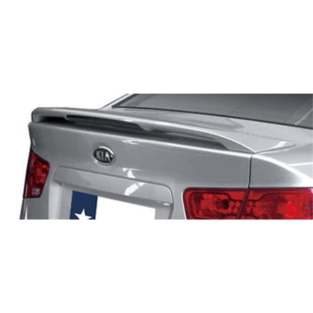 DAR Spoilers ABS-742p 2010-2013 KIA Forte Sedan Factory Post Clear Light Spoiler- Painted