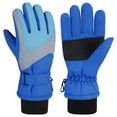 thumbnail image 1 of DARCHEN Kids Snow Gloves for Boys Girls Winter Waterproof Insulated Kids Ski Gloves Thickening Warm Windproof Outdoor Sports Gloves for 3-13 Boys Girls, 1 of 7