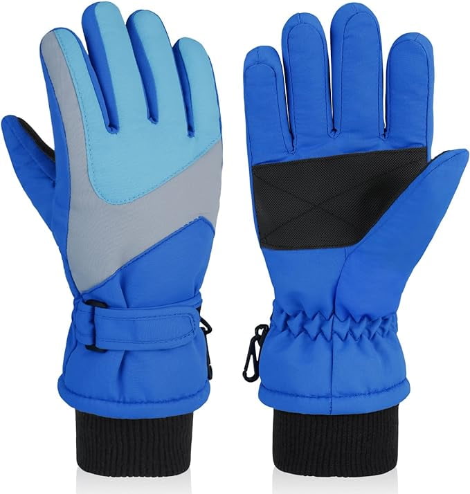 DARCHEN Kids Snow Gloves for Boys Girls Winter Waterproof Insulated