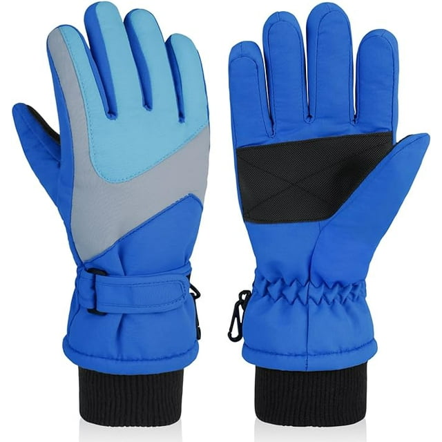 DARCHEN Kids Snow Gloves for Boys Girls Winter Waterproof Insulated