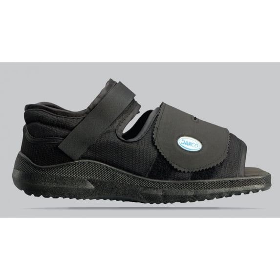 DARCO MedSurg Post-Op Shoe, Customizable Insole, Female, Braces, Splints & Slings, Black, Medium