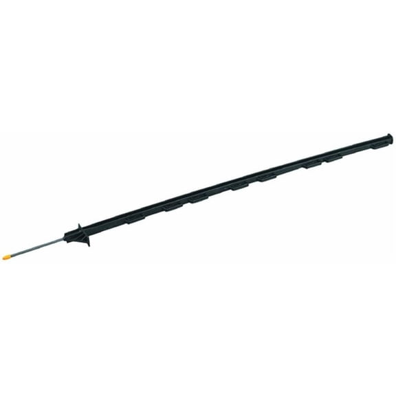 Dare Products Step-In Poly Post 2400 - Black, 48 In.