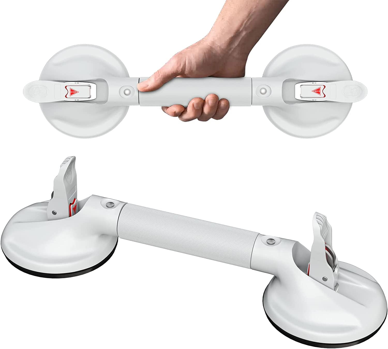 DAREN MEDICAL 17 inch Suction Cup Grab Bar, Heavy Duty Bath Support ...