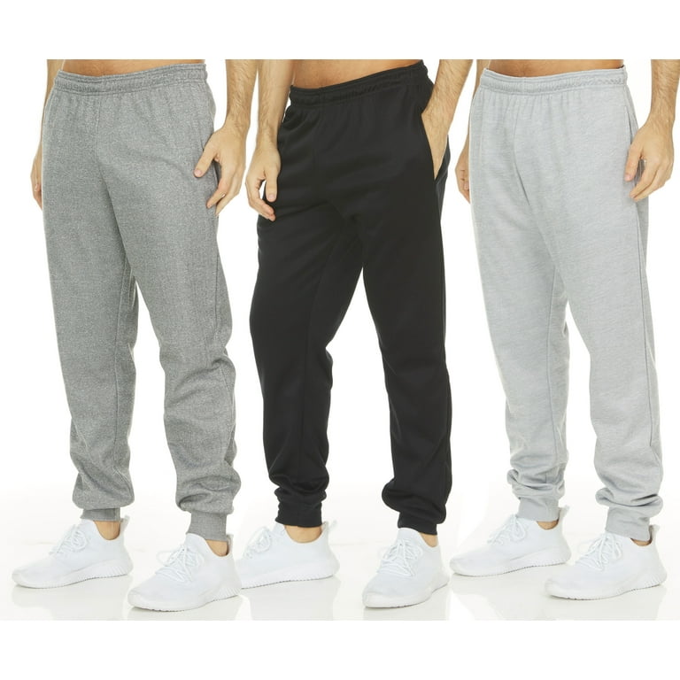 【DEARMINE】Bare Fleece Set-Up Jogger DARESAY Men's Tech Fleece Joggers, 3-Pack, Dry Fit