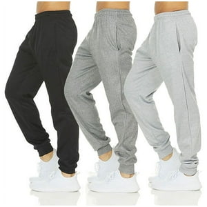 Men's Tech Fleece Dry Fit Joggers - 3 packs