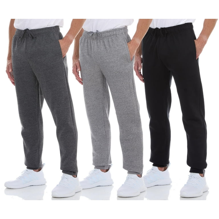 DARESAY Men's Tech Fleece Joggers, Moisture-Wicking Sweatpants
