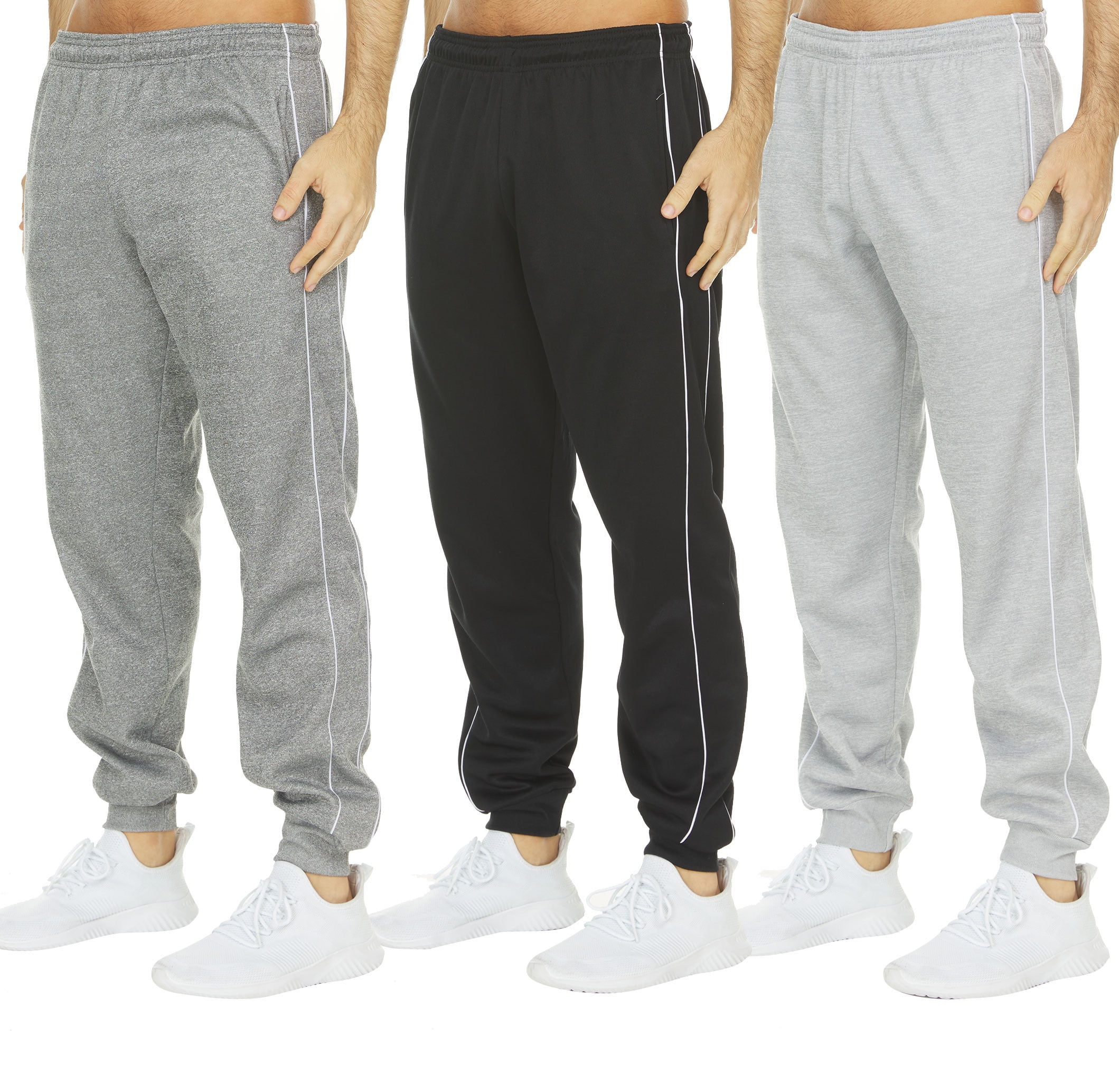 【threetimes】 Smore sweatpants - Unisex ♥2Color Galaxy by Harvic 3-Pack Mens Slim Fit Fleece Jogger