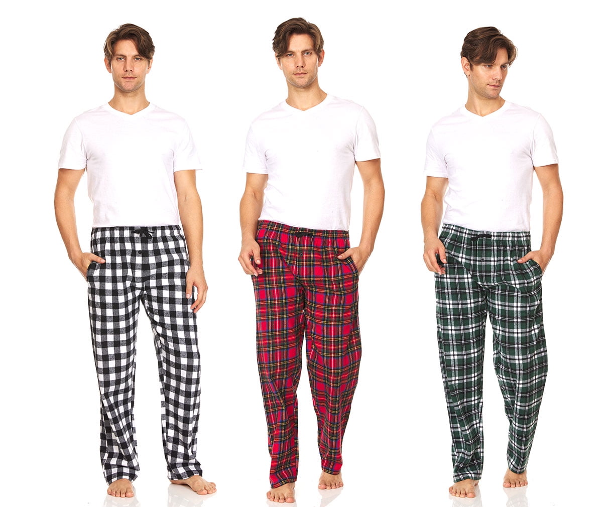45905-7-L #followme Mens Flannel Pajama Pants Mens Pajamas