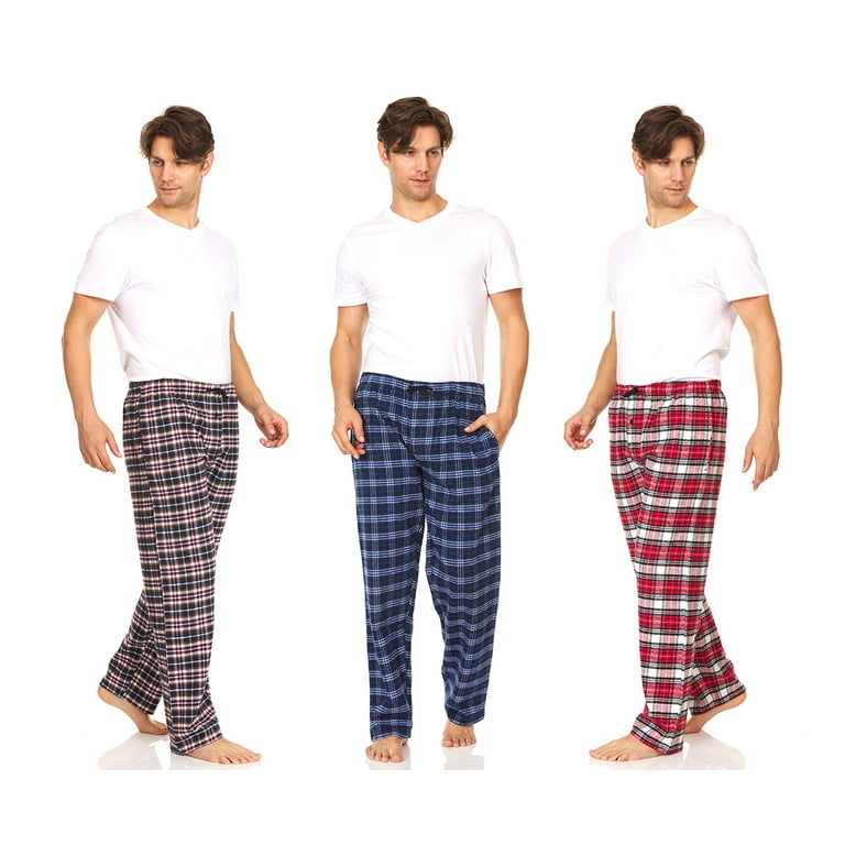 Mens flannel best sale pajama pants 3xl