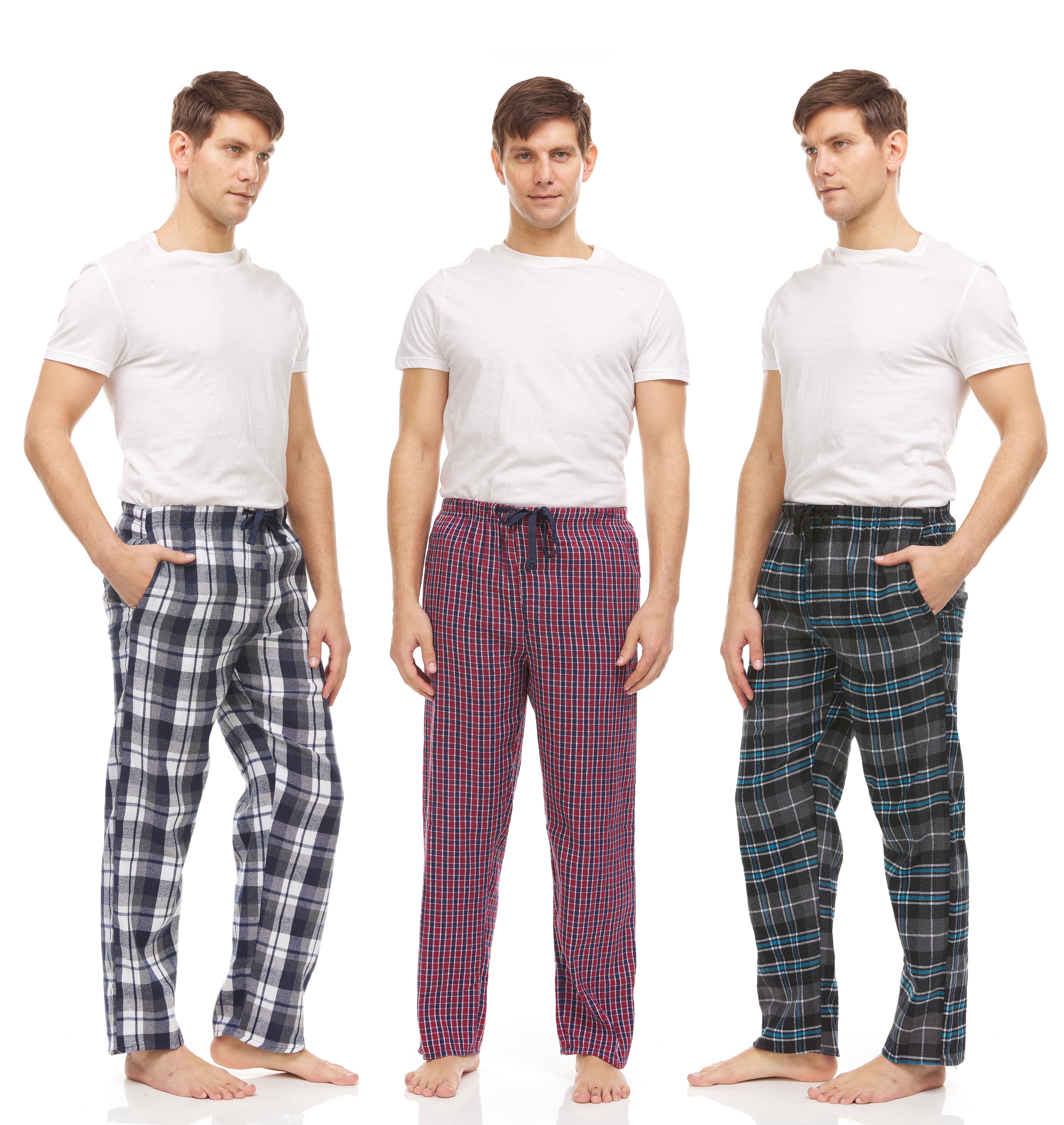 Flannel Red Black Checked Jogger Pants For Men – uNidraa