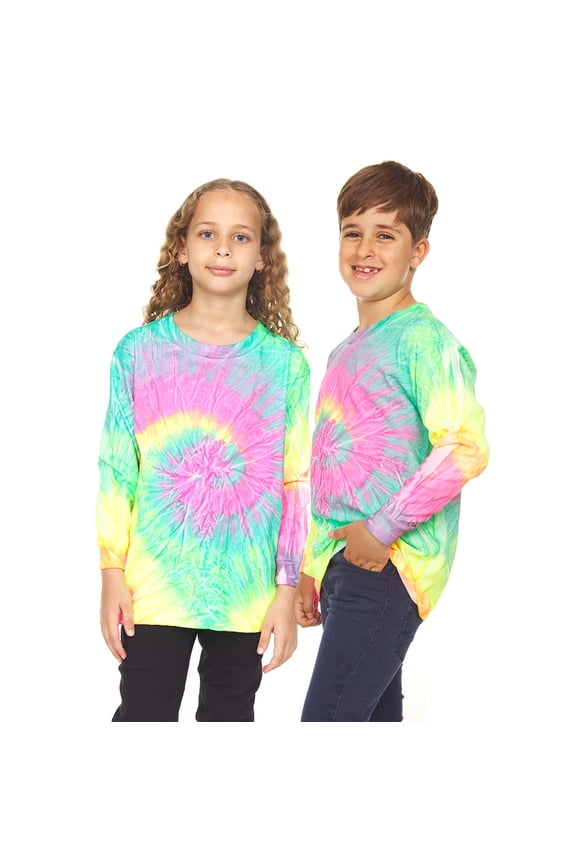 Boys & Girls Tie Dye Tees Short Sleeve and Long Sleeve