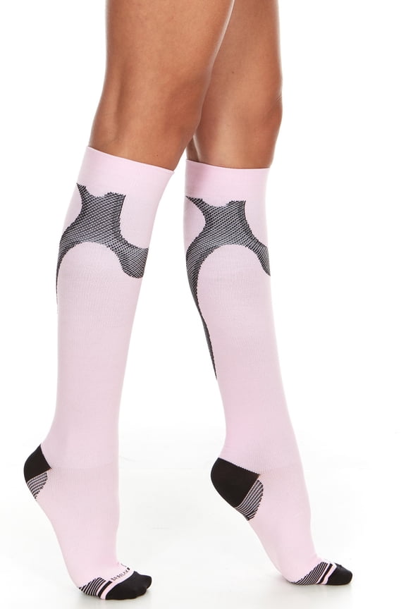 Knee High Athletic Compression Energy Socks Medical Men Women, Circulation and Recovery
