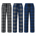 thumbnail image 1 of DARESAY Men’s Microfleece Pajama Pants 3-Pack, Soft Warm Fleece Sleep & Lounge Pants with Pockets, Drawstring & Button Fly, Sizes S–3XL, 1 of 12