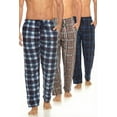 thumbnail image 1 of DARESAY Men’s 3-Pack Microfleece Pajama Pants with Pockets & Drawstring – Soft Lounge & Sleep Pants, Up to 3XL, 1 of 7