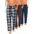 thumbnail image 1 of DARESAY Men’s 3-Pack Microfleece Pajama Pants with Pockets & Drawstring – Soft Lounge & Sleep Pants, Up to 3XL, 1 of 7