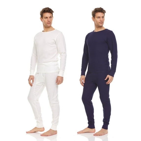 DARESAY Mens Baselayer PJ Set, Mens Thermal Sets up to 3XL (2 Sets)