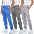 thumbnail image 1 of DARESAY Mens Joggers- Quick-Dry Mens Jogging Pants, Elastic Waist With Two Side Pockets, Athletic, Active Pants for Men, 3-Pack, Regular and Big Mens, 1 of 5