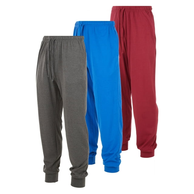 DARESAY Mens Lightweight Knit Lounge Pants, Mens Jogging Pants, Mens