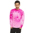 thumbnail image 1 of DARESAY Tie Dye Style Long Sleeve T-Shirt Men Women - Fun, Multi Color Tops, 1 of 2
