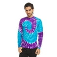 thumbnail image 1 of DARESAY Tie Dye Style Long Sleeve T-Shirt Men Women - Fun, Multi Color Tops, 1 of 2