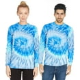 thumbnail image 1 of DARESAY Tie Dye Style Long Sleeve T-Shirt Men Women - Fun, Multi Color Tops, 1 of 6