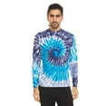 thumbnail image 1 of DARESAY Tie Dye Style Long Sleeve T-Shirt Men Women - Fun, Multi Color Tops, 1 of 7