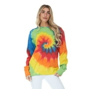 DARESAY Womens Tie Dye Pullover Fleece Sweatshirts Reg and Big Mens Up to 5XL