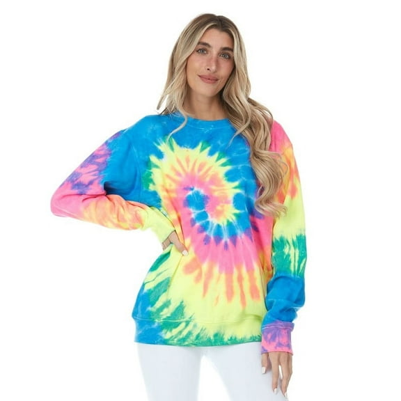 DARESAY Womens Tie Dye Pullover Fleece Sweatshirts Reg and Big Mens Up to 5XL